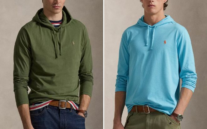 Polo Ralph Lauren Mens Jersey Hooded T Shirts Polo Ralph Lauren Mens Jersey Hooded T Shirts