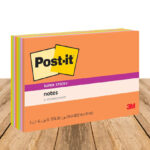 Post It Super Sticky Notes 8 Pads on the Table