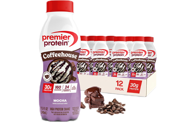 Premier Protein COFFEEHOUSE 30g Protein Shake Mocha 12 Pack 1