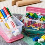 Project Source X small Clear Stackable Tote with Lid