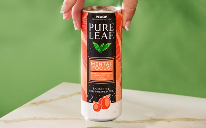 Pure Leaf Mental Focus Sparkling Raspberry Tea Drink