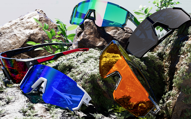 QALLY Polarized Sports Sunglasses in Various Colors