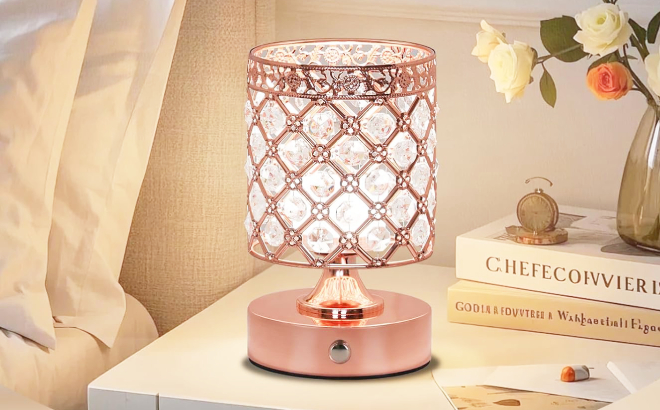Rechargeable Crystal Table Lamp