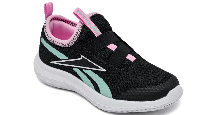 Reebok Toddler Rush Runner Slip On Casual Sneaker