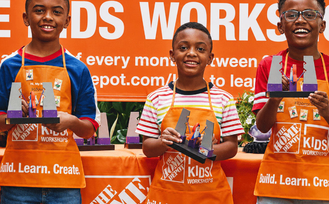 Rocket Game Workshop at Home Depot