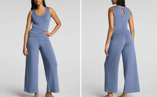 SPANX AirEssentials Draped Sleeveless Jumpsuit SPANX AirEssentials Draped Sleeveless Jumpsuit
