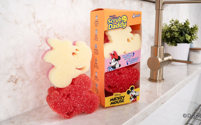 Scrub Daddy Disney Mickey Minnie Mouse Sponges 2 Pack Scrub Daddy Disney Mickey Minnie Mouse Sponges 2 Pack