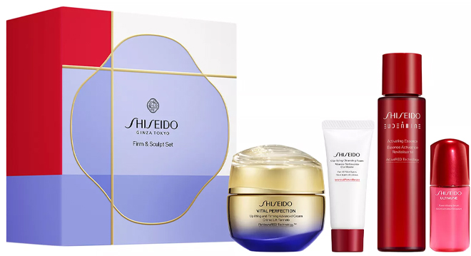 Shiseido 4 Piece Firm and Sculpt Skincare Gift Set 1