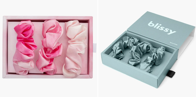 Silk Scrunchies 3 Packs