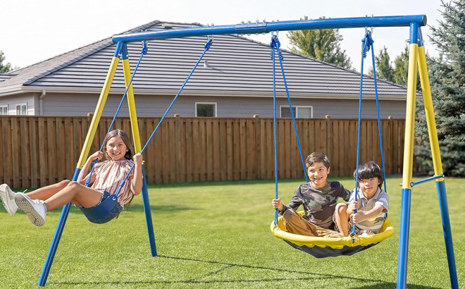 Sportspower My 1st Swing Saucer Outdoor Playset