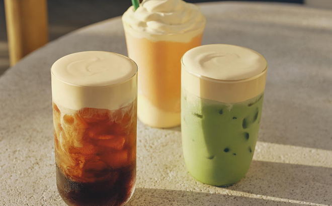 Starbucks Orange Cream Drinks