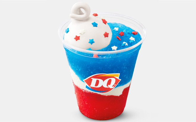 Stars Stripes Misty Slush Float
