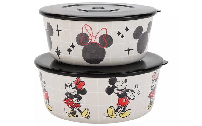 The Big One Disneys Mickey Mouse Storage Container 2 Piece Set