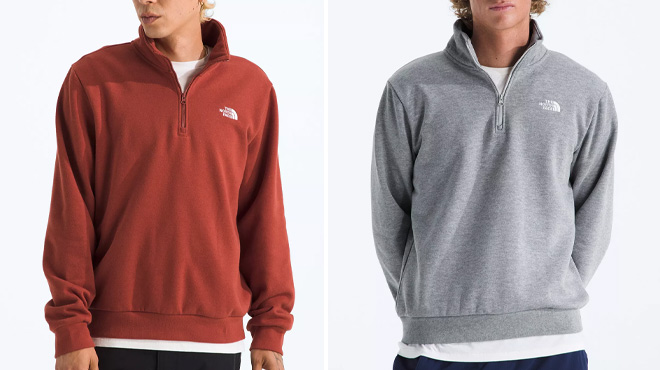 The North Face Mens Evolution Simple Dome Regular Quarter Zip Sweatshirt