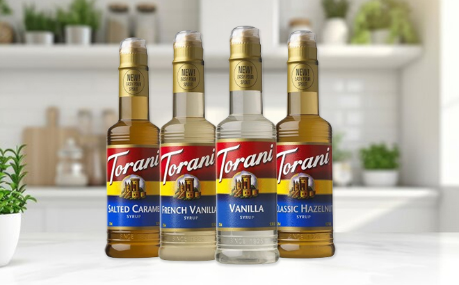 Torani Flavored Drink Syrup Cafe Variety Pack
