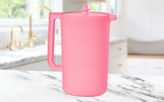Tupperware Heritage 1 Gallon Vintage Pitcher on the Table