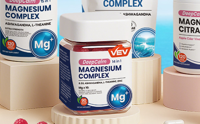 VEV 14 in 1 Glycinate Gummies