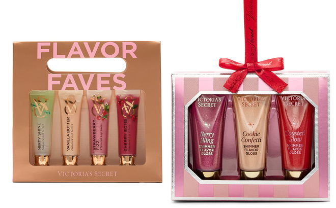 Victorias Secret Lip 4 Piece Flavor Favorites Lip Gloss Gift Se Victorias Secret Lip 4 Piece Flavor Favorites Lip Gloss Gift Se