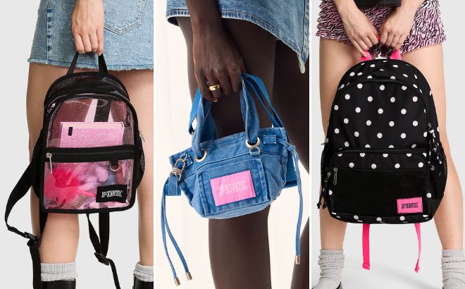 Victorias Secret PINK Backpacks and Tote Bag