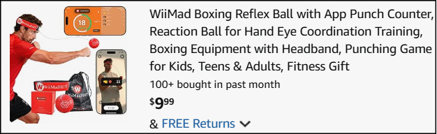 WiiMad Boxing Reflex Ball Checkout WiiMad Boxing Reflex Ball Checkout