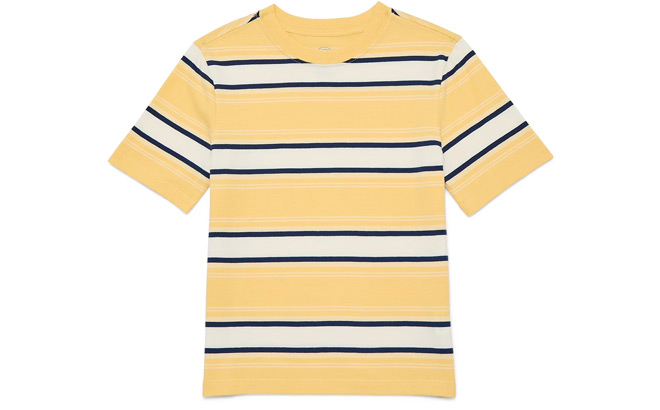 Wonder Nation Boys Short Sleeve Stripe T Shirt Wonder Nation Boys Short Sleeve Stripe T Shirt