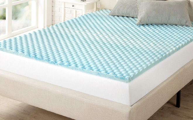 ZINUS Swirl Gel Cooling Memory Foam Mattress Topper ZINUS Swirl Gel Cooling Memory Foam Mattress Topper