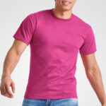 A Man Wearing Hanes Essentials Short Sleeve T Shirt