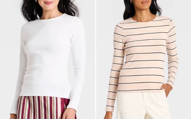 A New Day Womens Refined Ribbed Top A New Day Womens Refined Ribbed Top