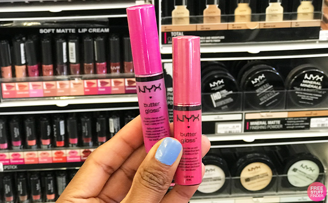 A Person Holding NYX Butter Glosses