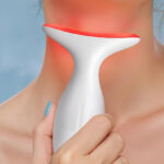 A Person Holding Neck Massager