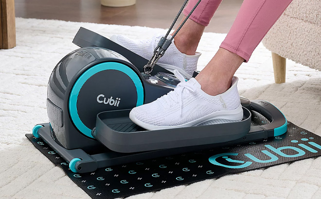 A Person Using Cubii Go Plus Seated Elliptical A Person Using Cubii Go Plus Seated Elliptical