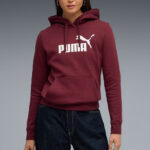 A Person Wearing PUMA Essentials Womens Hoodie