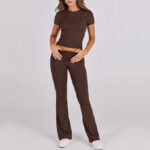 A Woman Wearing ANRABESS 2 Piece Lounge Set