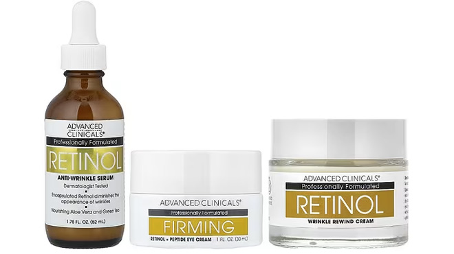 Advanced Clinicals Retinol Rewind 3 Piece Set 1 Advanced Clinicals Retinol Rewind 3 Piece Set 1