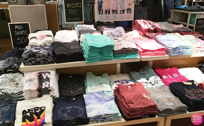 Aeropostale Womens Tees Overview Aeropostale Womens Tees Overview