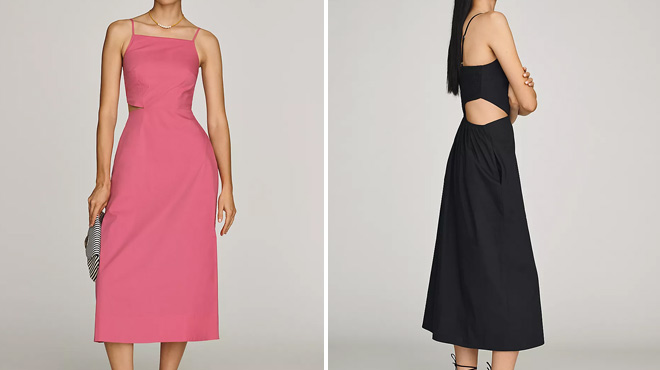 Anthropologie Maeve Cutout Midi Dress Anthropologie Maeve Cutout Midi Dress