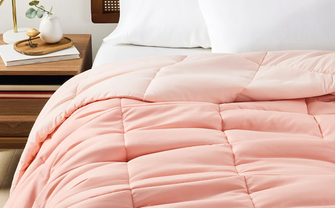 Arch Studio Microfiber Down Alternative Comforter in Pink Arch Studio Microfiber Down Alternative Comforter in Pink