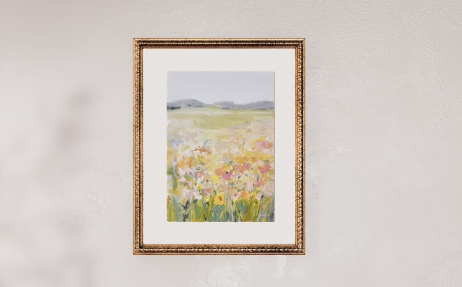 Beautiful by Drew Barrymore Framed Vintage Floral Wall Art Beautiful by Drew Barrymore Framed Vintage Floral Wall Art