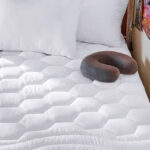 Bedsure Twin XL Mattress Pad on the Bed