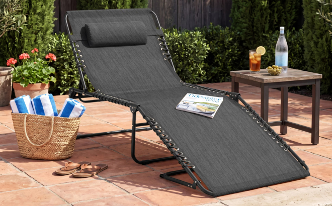 Best Choice Products Extra Wide Patio Chaise Lounge Chair Best Choice Products Extra Wide Patio Chaise Lounge Chair