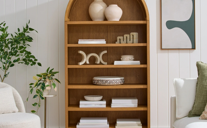 Better Homes Gardens Juliet Open Arch Bookcase Better Homes Gardens Juliet Open Arch Bookcase
