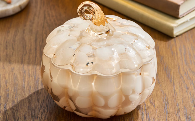 Better Homes and Gardens Pumpkin Snickerdoodle Swirl Scented 2 Wick Confetti Figural Pumpkin Jar Candle Better Homes and Gardens Pumpkin Snickerdoodle Swirl Scented 2 Wick Confetti Figural Pumpkin Jar Candle