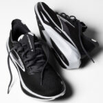 Brooks Hyperion 3 Womens Shoes in Black Gray and White Color