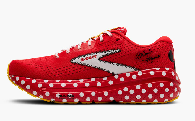 Brooks Mens Ghost Max 2 Minnie Mouse Shoes