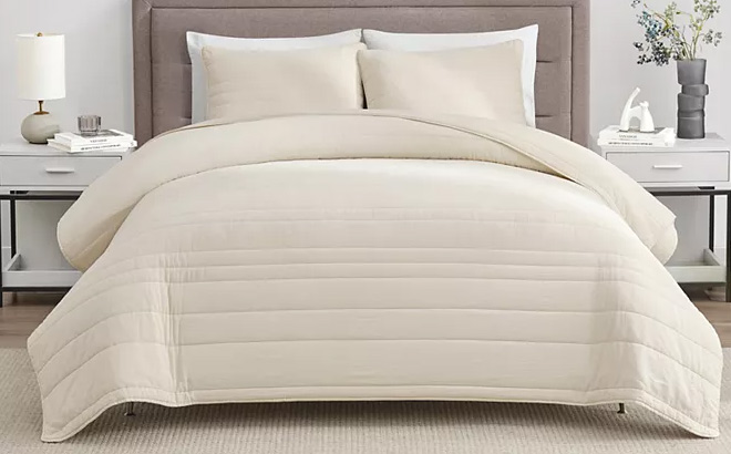 Caro Home Emiliana Soft Cotton Gauze 3 Piece Quilt Set Caro Home Emiliana Soft Cotton Gauze 3 Piece Quilt Set