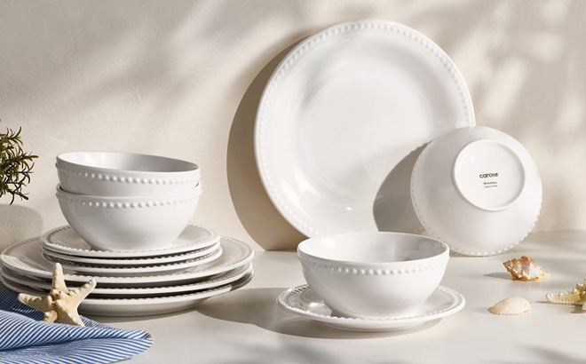 Carote 12 Piece Ceramic Dinnerware Set