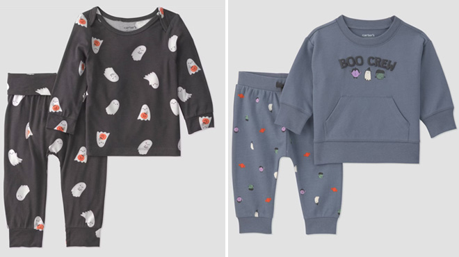 Carters Just One You Baby 2pc Halloween Top Bottom Set Carters Just One You Baby 2pc Halloween Top Bottom Set
