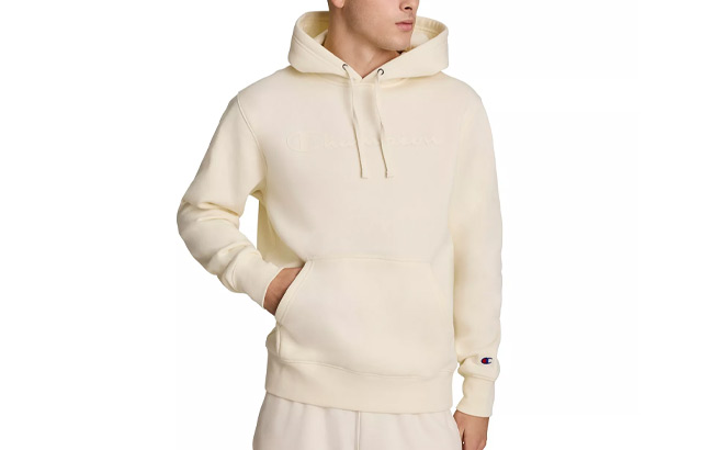 Champion Mens Classic Logo Hoodie Champion Mens Classic Logo Hoodie