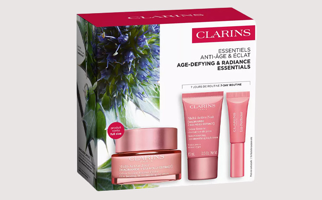 Clarins 3 Piece Multi Active Skincare Starter Kit Set Clarins 3 Piece Multi Active Skincare Starter Kit Set