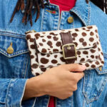 Coach Outlet Ashton Wristlet In Haircalf